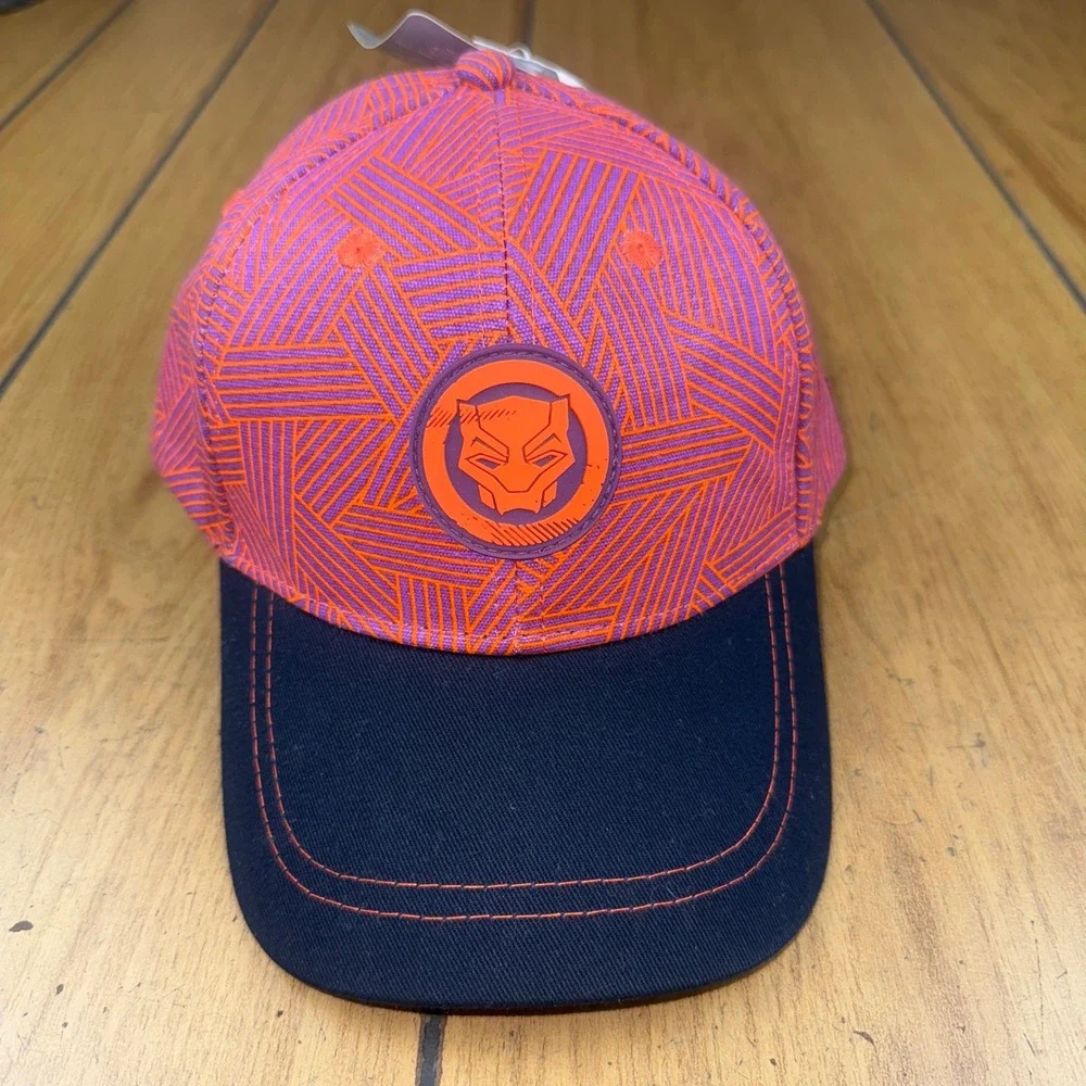 Disney Parks Marvel Black Panther Wakanda Forever Hat Cap One‎ Size Kids